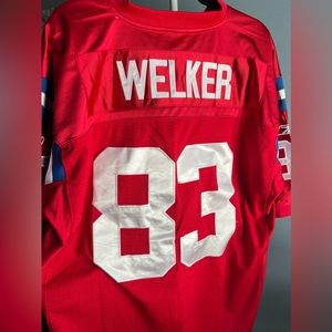 WES WELKER THROWBACK PATRIOTS REEBOK JERSEY SIZE 52 2XL